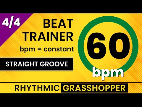 beat trainer | 60 bpm | constant | standard groove