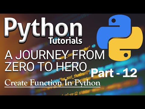 Python Tutorial Functions Deep Dive Part 12 2020