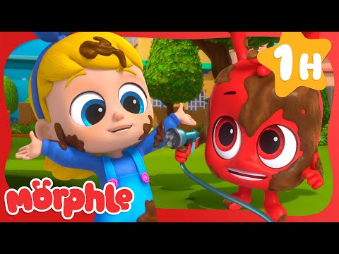 Muddy Morphle Takes A Bath | Morphle and Gecko's Garage - Cartoons for Kids