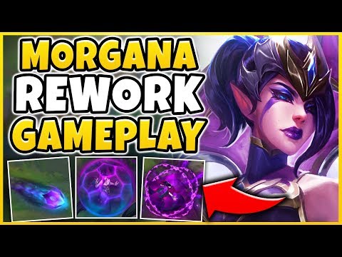 NEW MORGANA REWORK IS AMAZING! *INSANE AOE COMBO* REWORKED MORGANA GAMEPLAY! - League of Legends