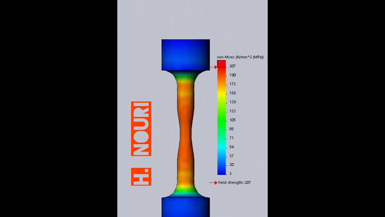 #solidworks #nonlinear #simulation