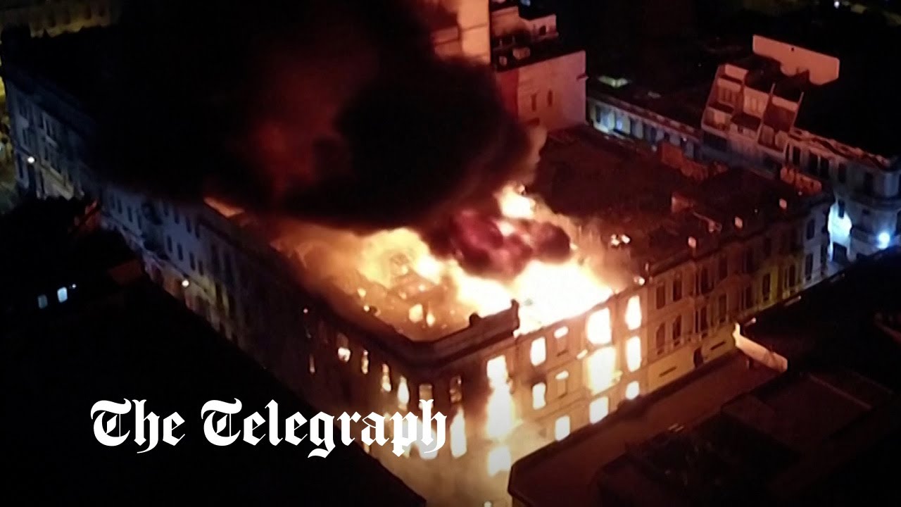 Watch: Peru's violent protests escalate as building engulfed in flames - Vimarsana News