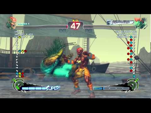 USFIV~ Dhalsim (omh I) vs. Blanka (xXW BLANKA WXx) HD