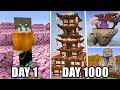 I Survived 1000 Days in Hardcore Minecraft [FULL MINECRAFT MOVIE]