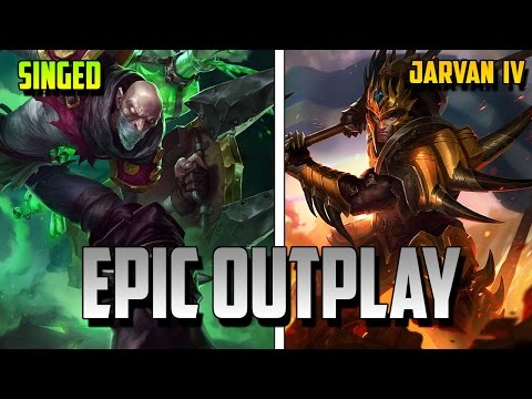 ★ EPIC OUTPLAY | SINGED VS JARVAN | LEAGUE OF LEGENDS ★