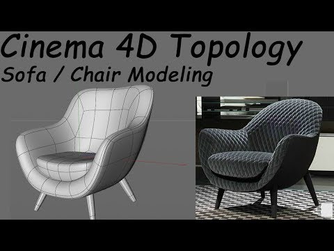 Cinema 4D Modeling Sofa / chair