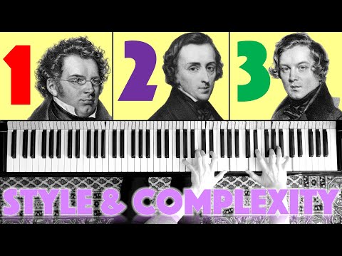 3 Levels of Complexity in Piano Styles: Composing-out the Romanesca