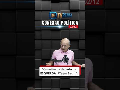 Betim-MG: Em entrevista Ex-prefeito fala sobre o porque da derrota do PT nas eleições 2024 em Betim.