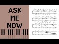 Thelonious Monk, Ask Me Now, Piano [with score]