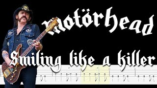 Motörhead – Smiling Like a Killer  (🔴Bass Tabs | Notation) @ChamisBass #chamisbass #motorheadbass