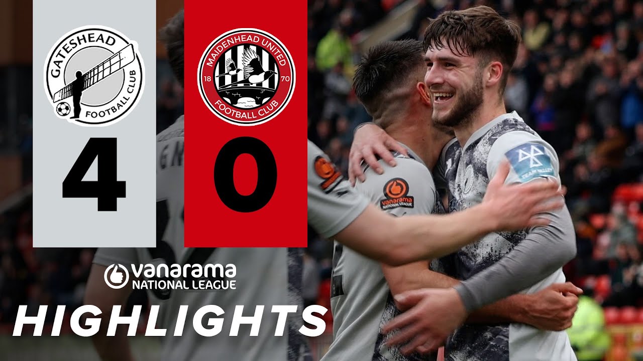 Heed blow Magpies away in season finale! 💫 | Gateshead 4-0 Maidenhead United | HIGHLIGHTS