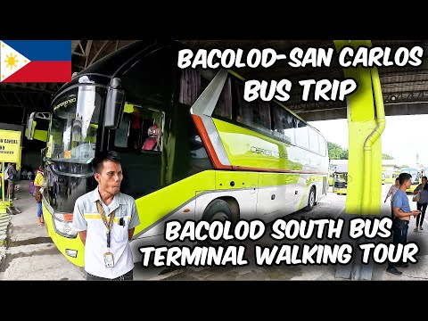 Excursão a pé pelo terminal da cidade de Bacolod | Viagem de ônibus pela cidade de Bacolod a San Carlos