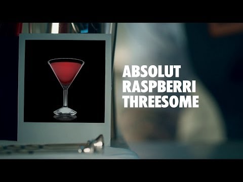 ABSOLUT RASPBERRI THREESOME DRINK RECIPE - HOW TO MIX