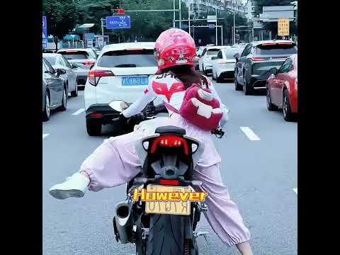 This is the best female motorcycle rider I've ever seen. 🏍️💨😎✨#fun #funny #shorts #fyp #shortsfeed