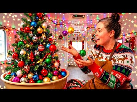 Frugal Living Decorating Disaster in Mobile Home! Vlogmas 2025 - Mobile Home Homemaking on a Budget!