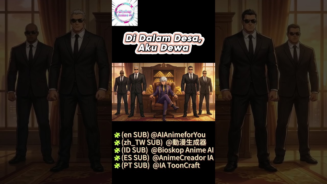 👻Di dalam desa, ada seorang dewa. Di luar, bukan siapa-siapa. #animation kultivasi #sistema