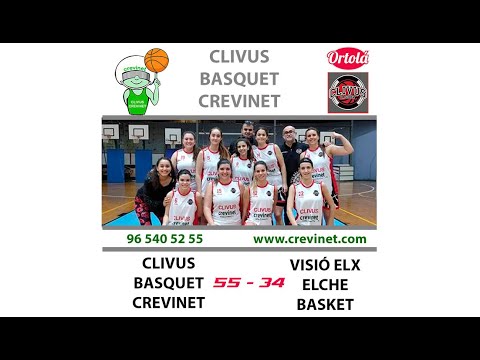 Partido Senior Clivus Basquet Crevinet vs  Elche Basket Club, 9 de febrero de 2022