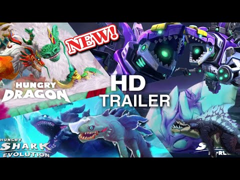 ALL NEW HUNGRY SHARK & DRAGON TRAILERS ! - Hungry Shark World