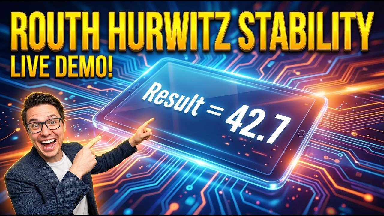 Routh Hurwitz Stability Interactive Calculator