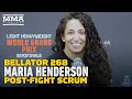 Maria Henderson Reacts to 40-Second Submission Win: ‘It Was Perfect’ | Bellator 268 | MMA Fighting