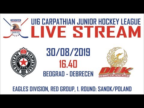 2019/2020 CJHL U16 1. ROUND: HK Partizan Beograd - Debreceni Hoki Klub