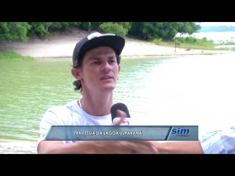 Travessia da lagoa Juparanã de caiaque