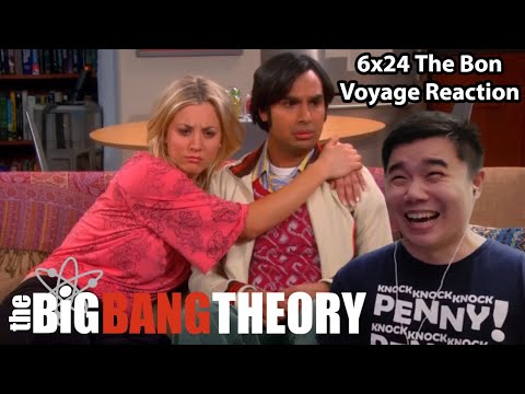 NO WAY! The Big Bang Theory 6x24- The Bon Voyage Reaction!