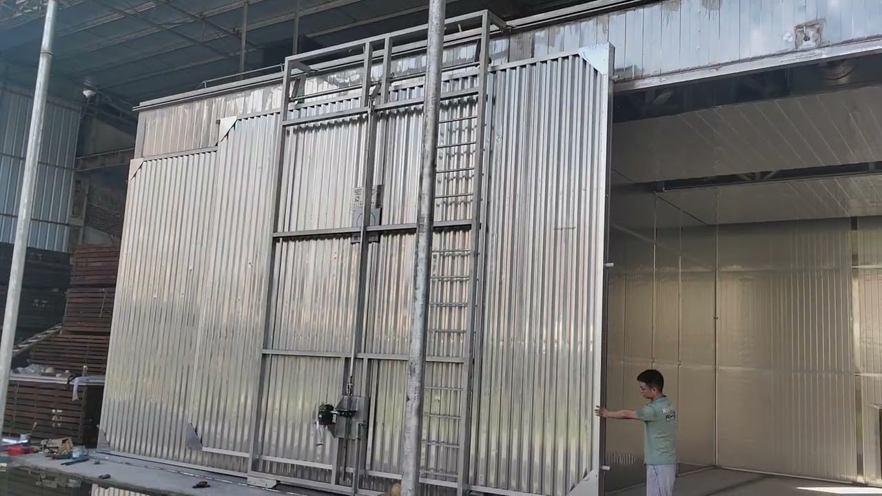 Install a wood drying kiln