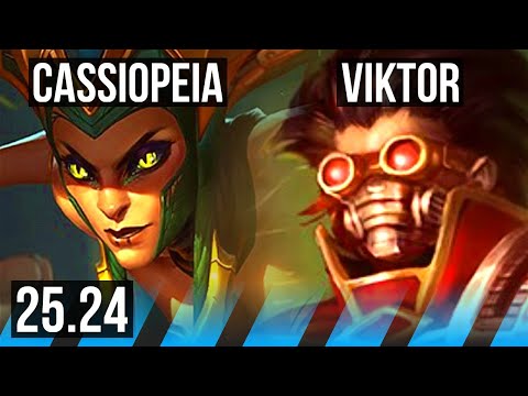 CASSIOPEIA vs VIKTOR (MID) | EUW Master | 25.24