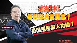 鴻海T字K 參與除息意願高！長榮漲停哄人抬轎！ (圖)