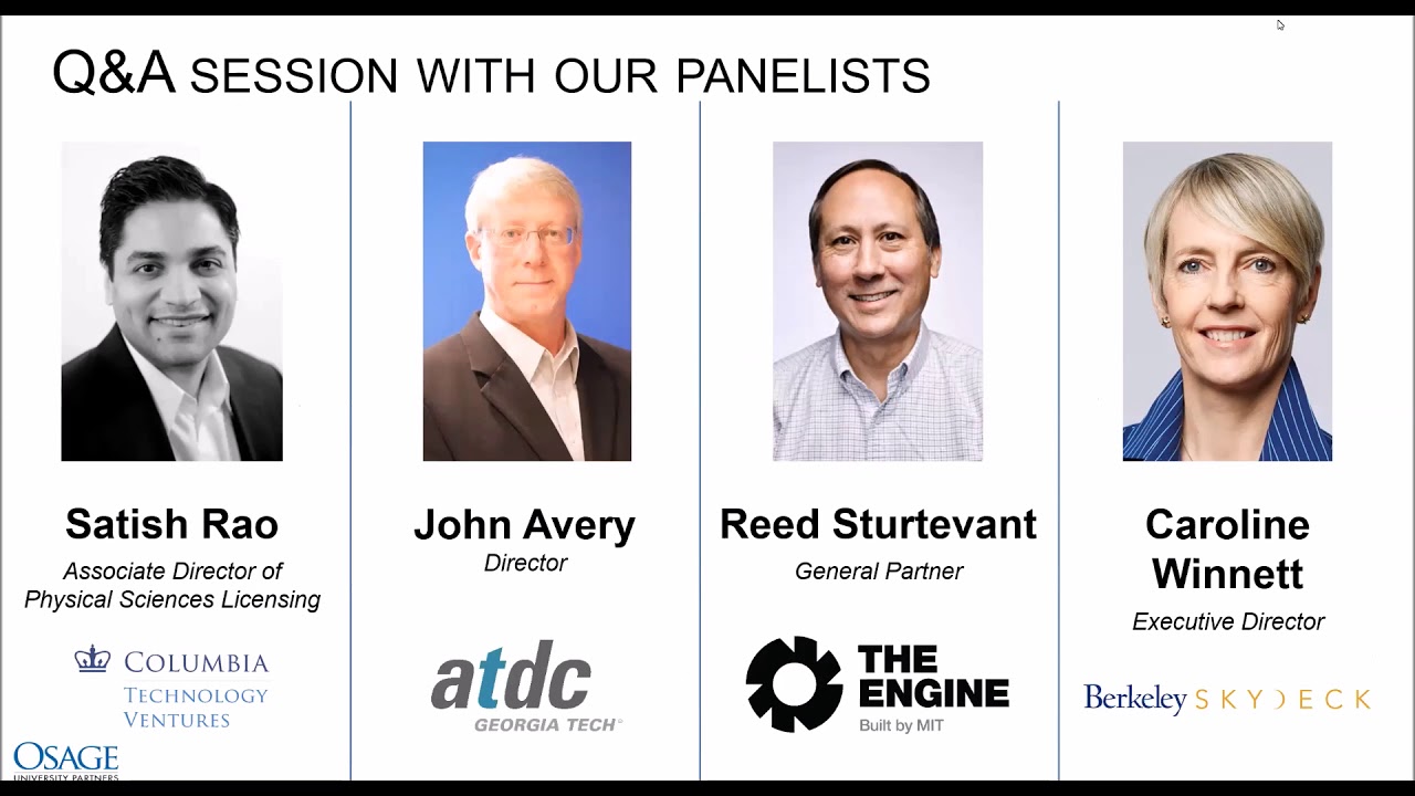 OUP Webinar: University Accelerators and Incubators