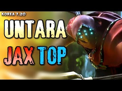 SKT Untara (1088 LP) Jax top v Fiora matchup - Korean SoloQ P 7.20