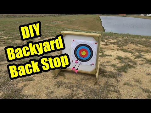 3D  Archery DIY Backyard Target Stop