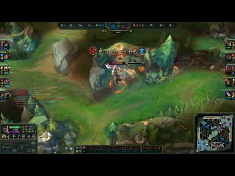 Kled kills Lucian twice in a minute mid-game