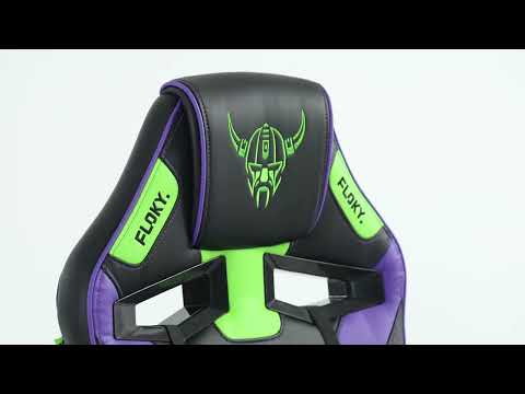 Игровое кресло FLOKY Asgard Purple-Green