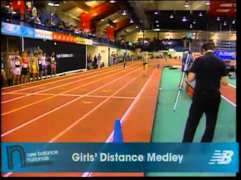 Girls Distance Medley Heat 3 - New Balance Indoor Nationals 2011