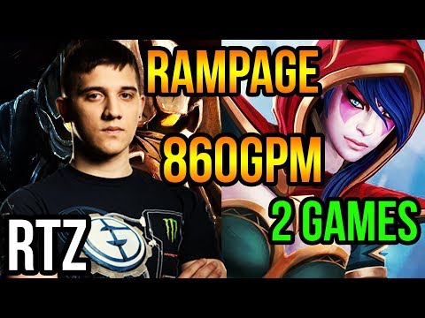 Arteezy Templar Assassin & Lifestealer Mid - Epic Rampage (vs) Rampage - Dota 2 Pro Gameplay