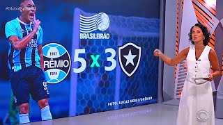 Grêmio 5 x 3 Botafogo | Detalhes da virada e gols de Vini da Pose