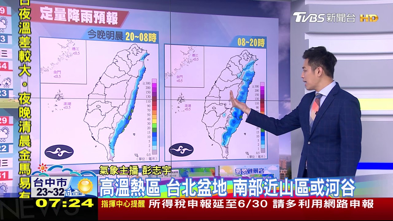 五一連假熱烘烘！全台熱曬　東偶雨　午後山區熱對流