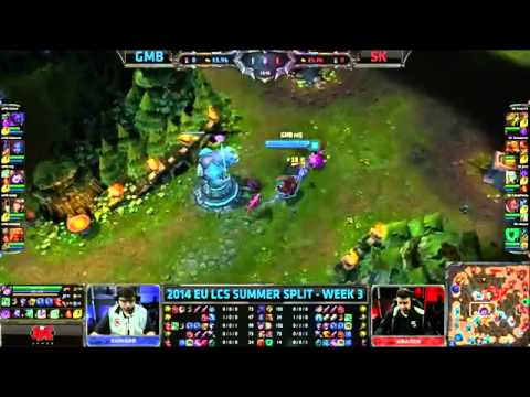 Gambit Gaming vs SK Gaming | GMB vs SK | 2014 EU LCS Summer Split W3D2 G1 [HQ]