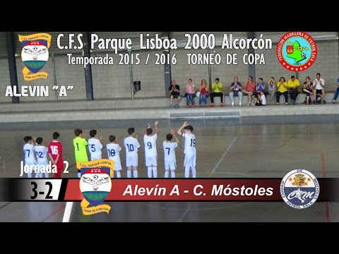 Jornada 2- Torneo COPA - ALEVIN A - C.F.S Parque Lisboa 2000 Alcorcón Vs C.Móstoles - 2015/16