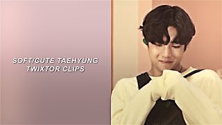 soft/cute taehyung twixtor clips for edits