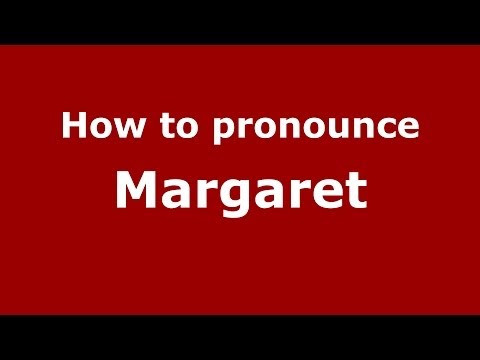 How to pronounce Margaret (Italian/Italy)  - PronounceNames.com