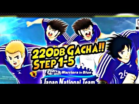 Captain tsubasa dream team warriors of blue jpn national team transfer all 5 steps lots of kazami 🤣