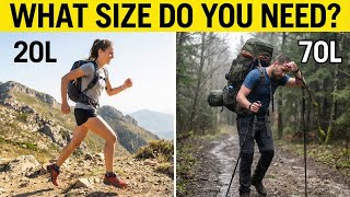Hiking Backpack Size Guide: 2025 Buyer's Comparison (Day vs