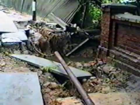 Überschwemmung in Pritzwalk 12.06.1993