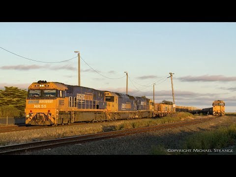 3MA5 Pacific National Intermodal Freight - PoathTV Australian Trains & Railways