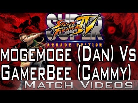 mogemoge (Dan) Vs GamerBee (Cammy) SSF4 AE 2012 Match Video 1080p HD Super Street Fighter 4