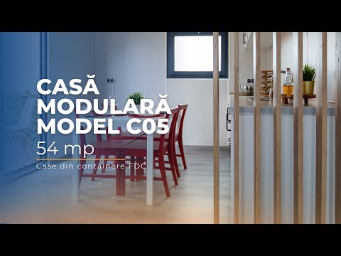 Casa din Containere C05 - 54mp in Showroom Bucuresti