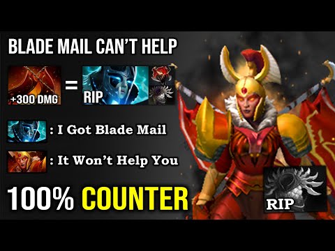BLADE MAIL Can't Help +300 DMG Crazy Legion Commander Nonstop Solo Duel EZ Counter 9K PA DotA 2